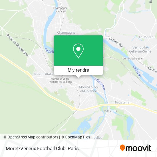 Moret-Veneux Football Club plan