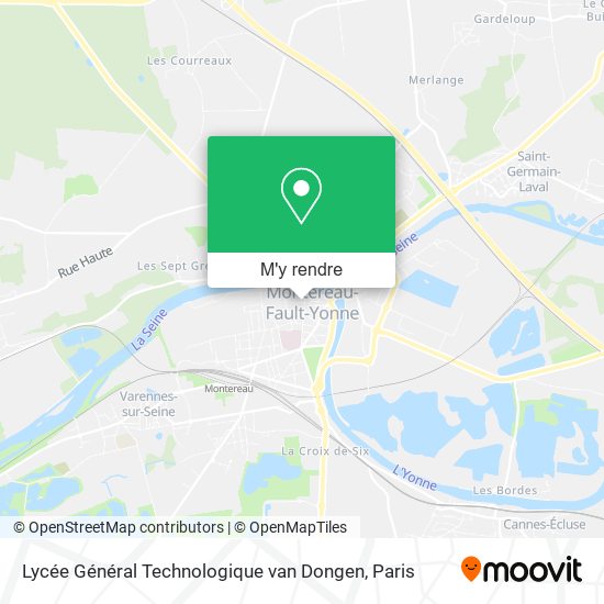 Lycée Général Technologique van Dongen plan
