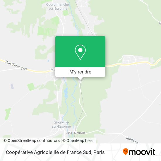 Coopérative Agricole Ile de France Sud plan