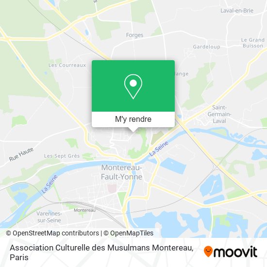 Association Culturelle des Musulmans Montereau plan