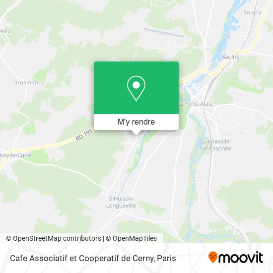 Cafe Associatif et Cooperatif de Cerny plan