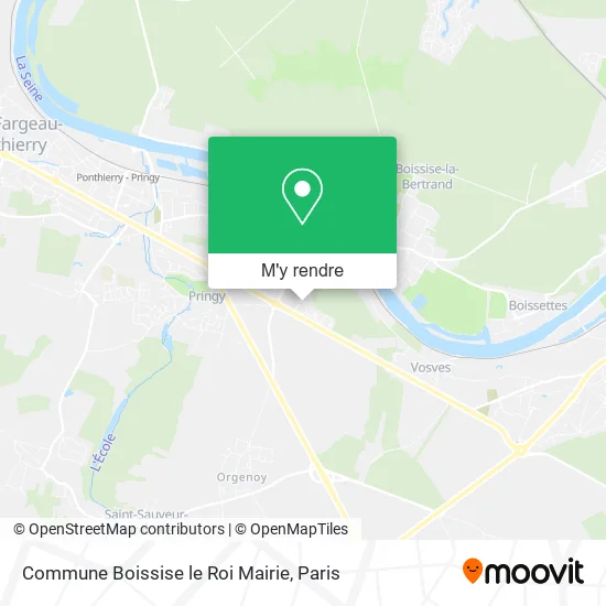 Commune Boissise le Roi Mairie plan