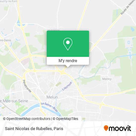 Saint Nicolas de Rubelles plan