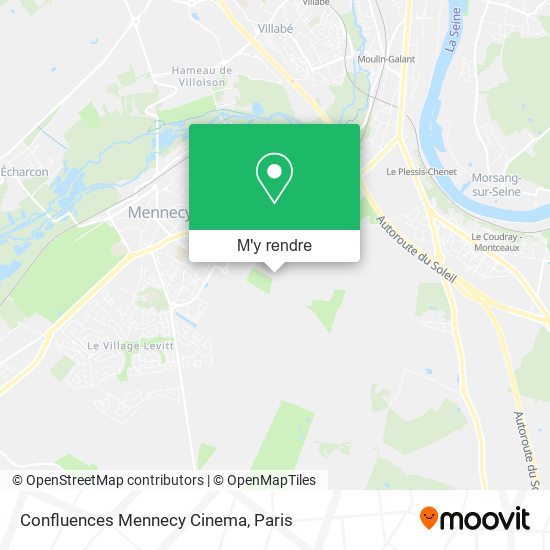 Confluences Mennecy Cinema plan