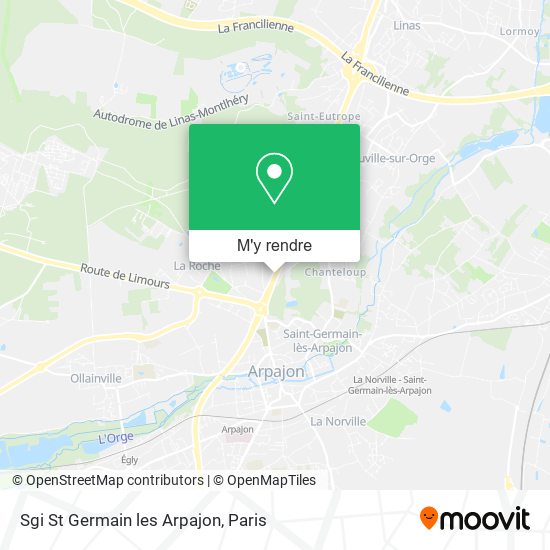Sgi St Germain les Arpajon plan