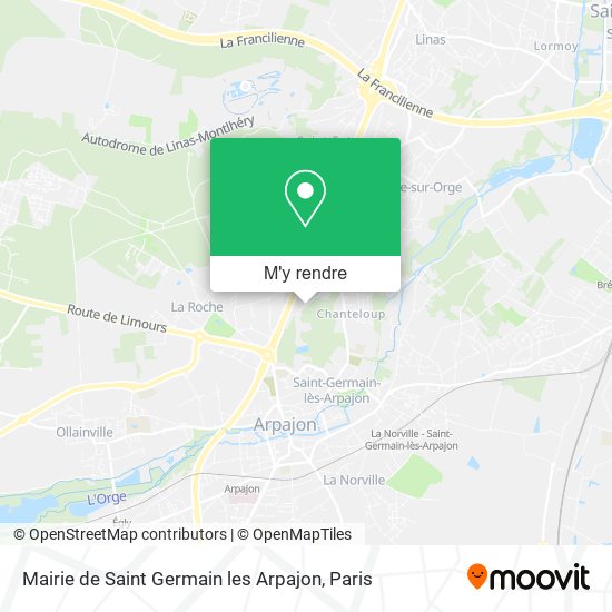 Mairie de Saint Germain les Arpajon plan