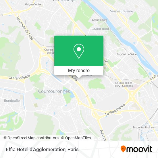 Effia Hôtel d'Agglomération plan