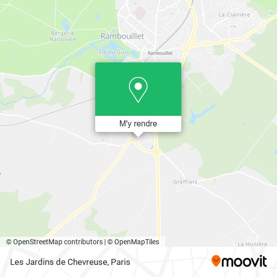 Les Jardins de Chevreuse plan