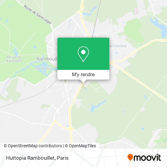 Huttopia Rambouillet plan