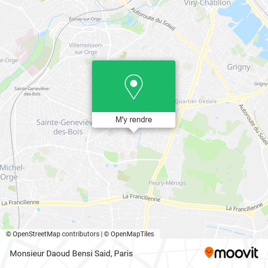 Monsieur Daoud Bensi Said plan