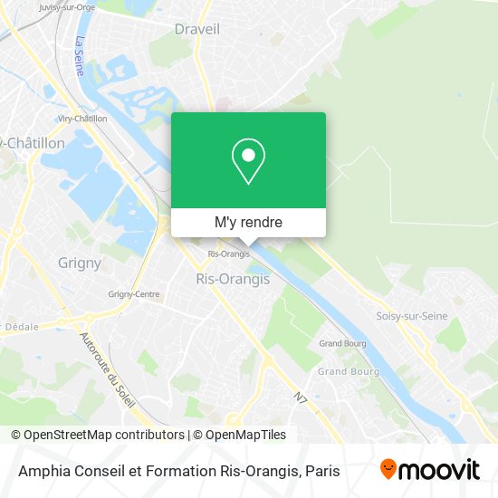 Amphia Conseil et Formation Ris-Orangis plan