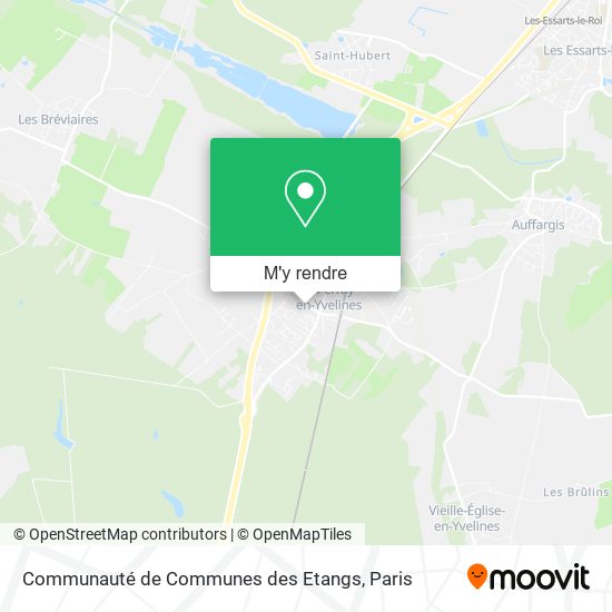 Communauté de Communes des Etangs plan