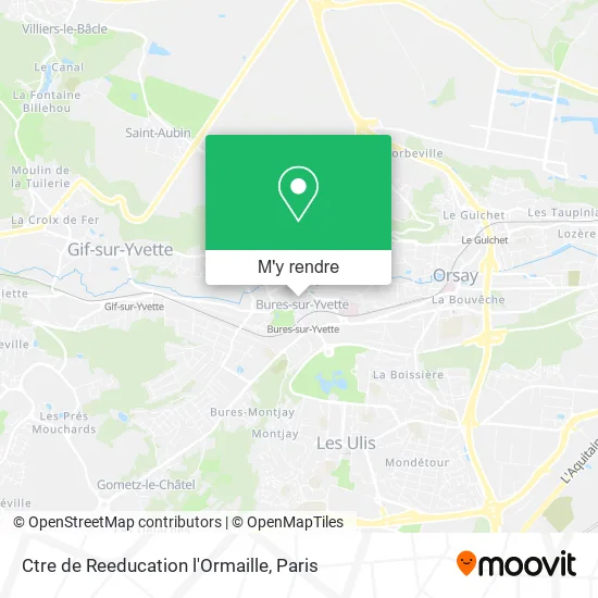 Ctre de Reeducation l'Ormaille plan
