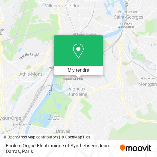 Ecole d'Orgue Electronique et Synthétiseur Jean Darras plan