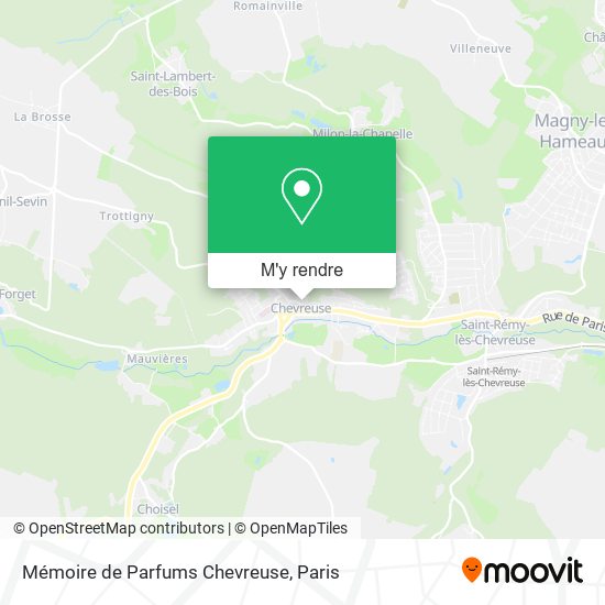 Mémoire de Parfums Chevreuse plan