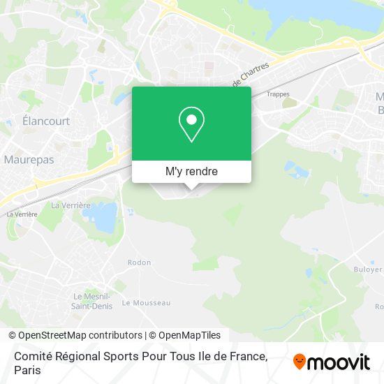 Comité Régional Sports Pour Tous Ile de France plan