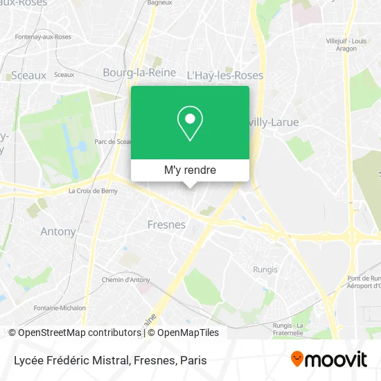 Lycée Frédéric Mistral, Fresnes plan