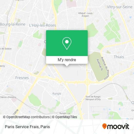 Paris Service Frais plan