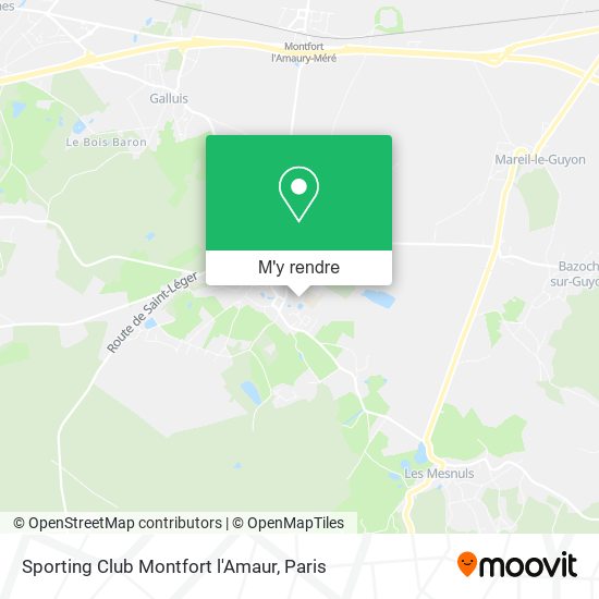 Sporting Club Montfort l'Amaur plan