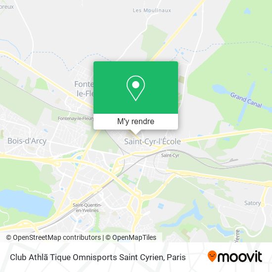 Club Athlã Tique Omnisports Saint Cyrien plan