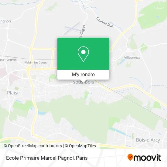 Ecole Primaire Marcel Pagnol plan