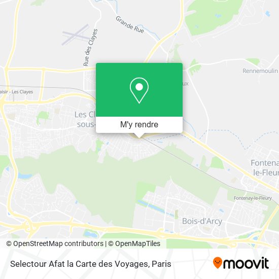 Selectour Afat la Carte des Voyages plan