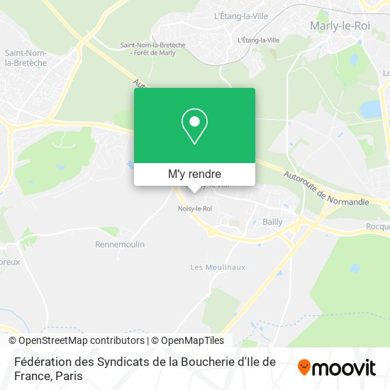 Fédération des Syndicats de la Boucherie d'Ile de France plan