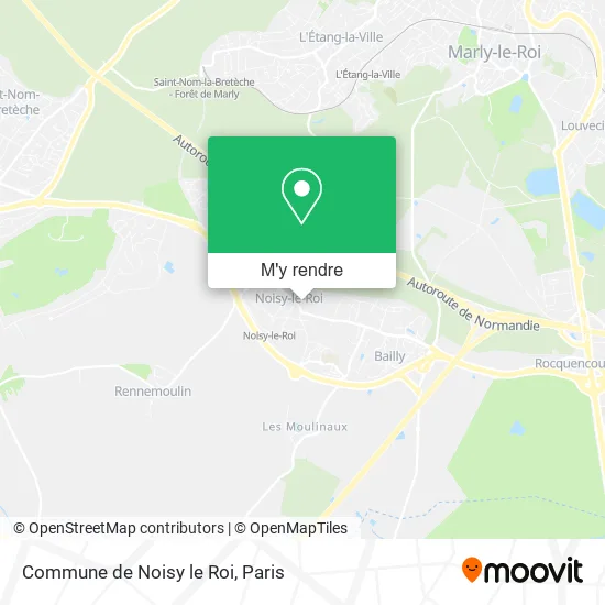 Commune de Noisy le Roi plan