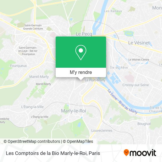 Les Comptoirs de la Bio Marly-le-Roi plan