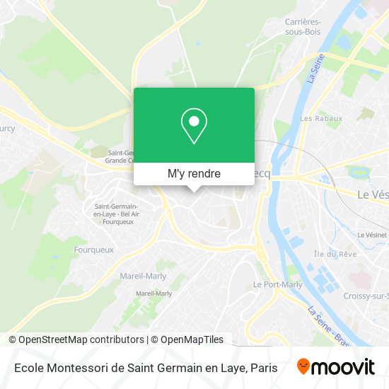 Ecole Montessori de Saint Germain en Laye plan