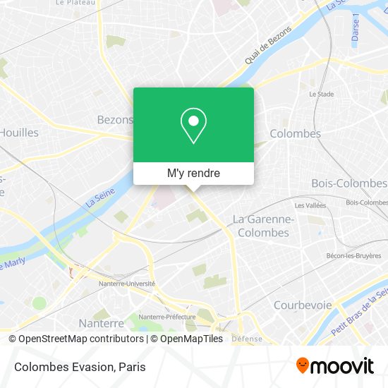 Colombes Evasion plan