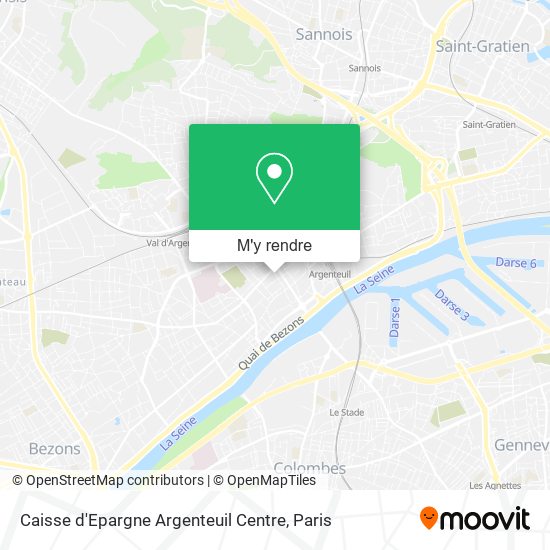 Caisse d'Epargne Argenteuil Centre plan
