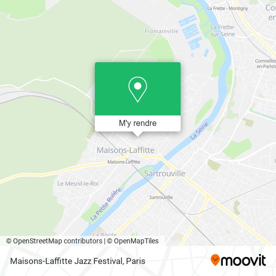 Maisons-Laffitte Jazz Festival plan