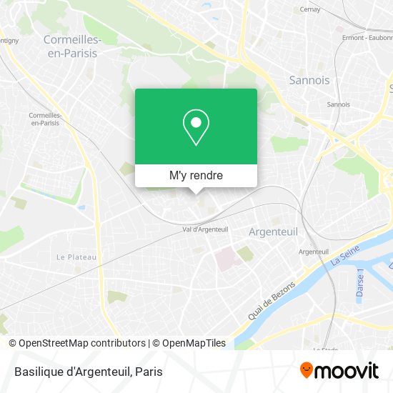 Basilique d'Argenteuil plan