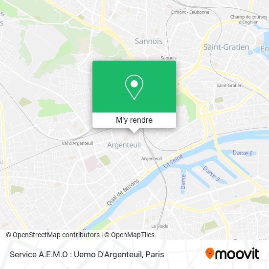 Service A.E.M.O : Uemo D'Argenteuil plan