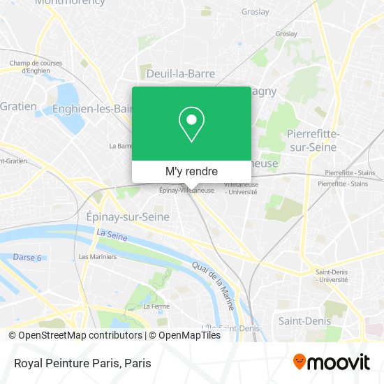 Royal Peinture Paris plan