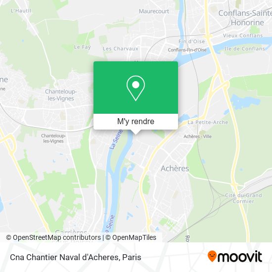 Cna Chantier Naval d'Acheres plan