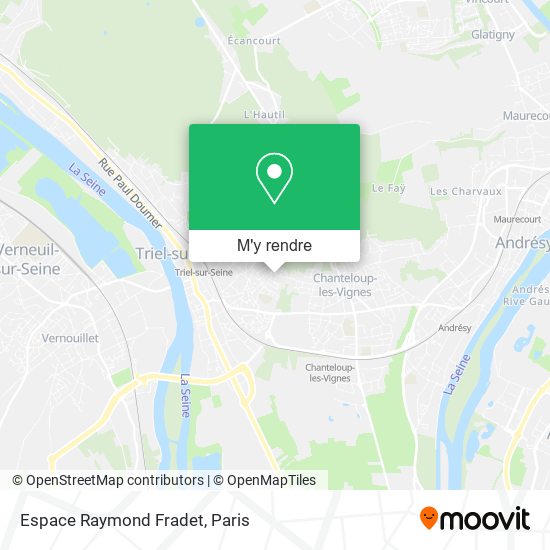 Espace Raymond Fradet plan