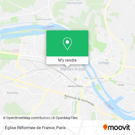 Église Réformée de France plan