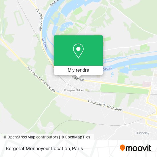 Bergerat Monnoyeur Location plan