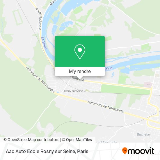 Aac Auto Ecole Rosny sur Seine plan