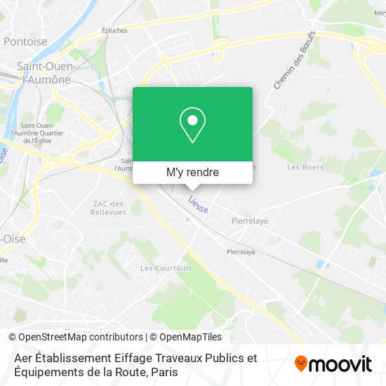 Aer Établissement Eiffage Traveaux Publics et Équipements de la Route plan