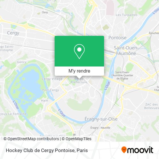 Hockey Club de Cergy Pontoise plan