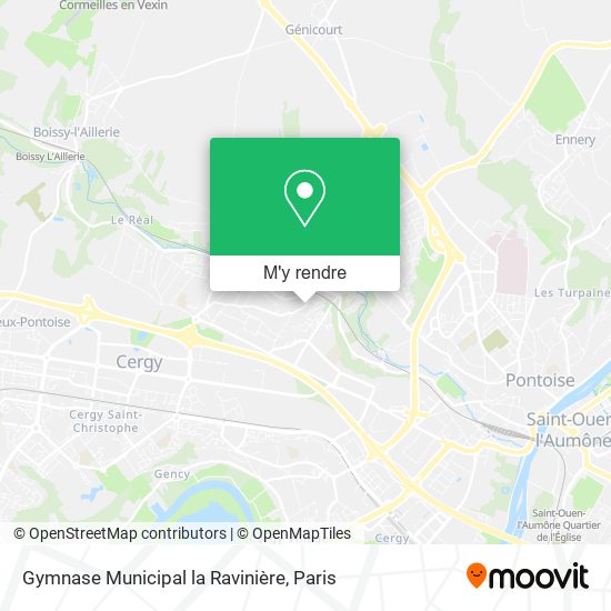 Gymnase Municipal la Ravinière plan