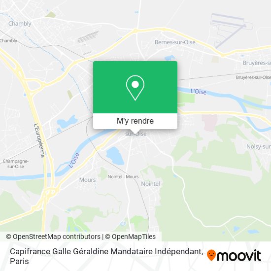 Capifrance Galle Géraldine Mandataire Indépendant plan