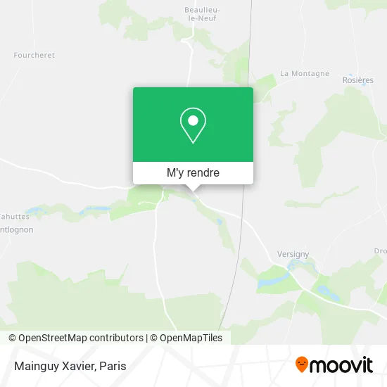 Mainguy Xavier plan