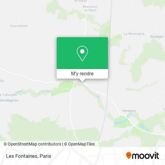 Les Fontaines plan