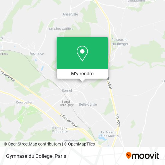 Gymnase du College plan