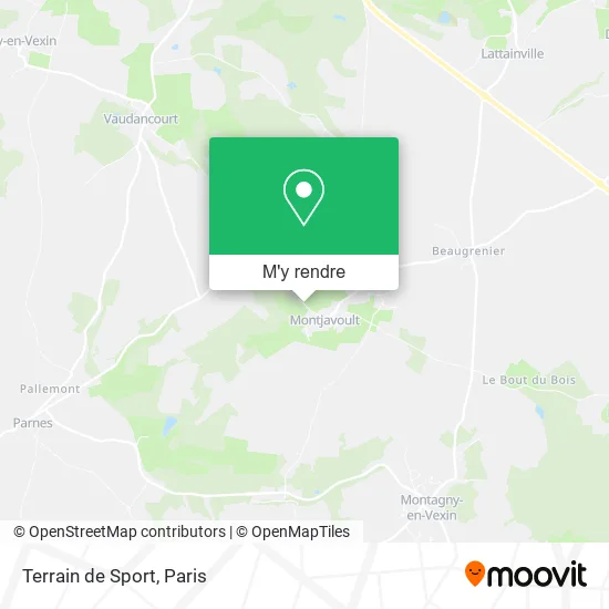Terrain de Sport plan