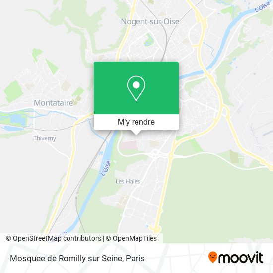 Mosquee de Romilly sur Seine plan